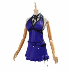 Auscosplay Final Fantasy Costumes Final Fantasy VII Remake Tifa Lockhart Blue Dress Cosplay Costume