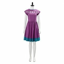 Auscosplay Stranger Things Season 3 Nancy Wheeler Cosplay Costume Purple Dress Movie Costume