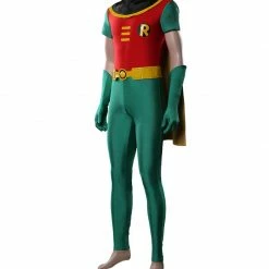 Auscosplay Movie Costume Teen Titans Robin Cosplay Costume Jumpsuit Outfits 9 Auscosplay Movie Costume Teen Titans Robin Cosplay Costume Jumpsuit Outfits