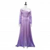 Auscosplay Prince & Princess Costume Elsa Cosplay Costume Purple Gown Dress 1 Auscosplay Prince & Princess Costume Elsa Cosplay Costume Purple Gown Dress