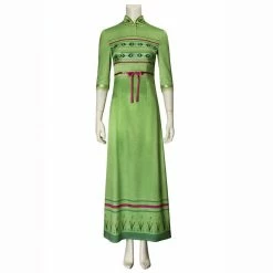 Auscosplay Movie Costume Princess Anna Costume Outfit Queen Cosplay Dress