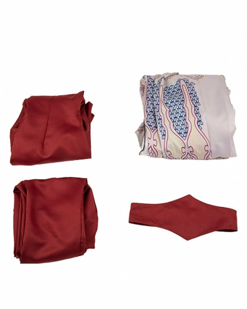 Auscosplay Princess Leia Bespin Cosplay Costume Red Dress Movie Costume 6 Auscosplay Princess Leia Bespin Cosplay Costume Red Dress Movie Costume