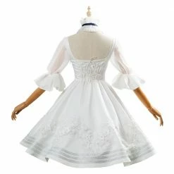 Auscosplay Anime Costume Fate Grand Order Arutoria Pendoragon White Cosplay Costume 11 Auscosplay Anime Costume Fate Grand Order Arutoria Pendoragon White Cosplay Costume