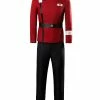 Auscosplay Movie Costume Star Trek II-VI Wrath Of Khan Cosplay Costume Starfleet Uniform