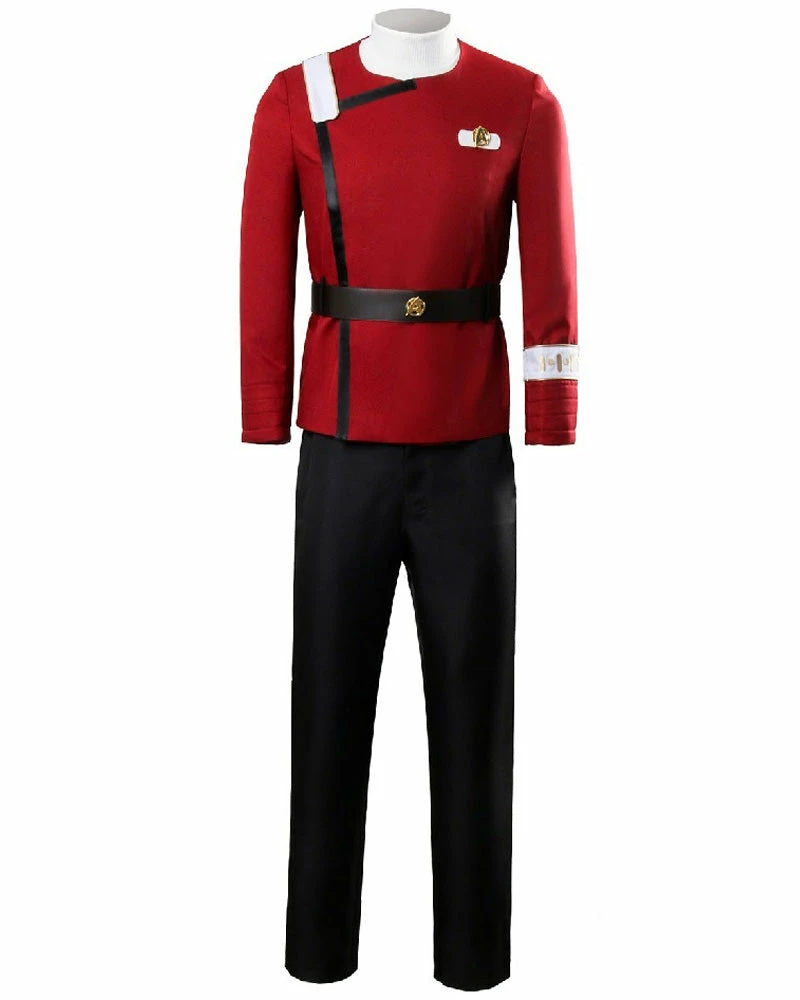 Auscosplay Movie Costume Star Trek II-VI Wrath Of Khan Cosplay Costume Starfleet Uniform 3 Auscosplay Movie Costume Star Trek II-VI Wrath Of Khan Cosplay Costume Starfleet Uniform