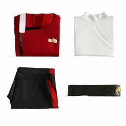 Auscosplay Movie Costume Star Trek II-VI Wrath Of Khan Cosplay Costume Starfleet Uniform 9 Auscosplay Movie Costume Star Trek II-VI Wrath Of Khan Cosplay Costume Starfleet Uniform