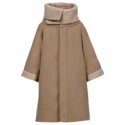 Auscosplay The Mandalorian Baby Yoda Cosplay Costume Child Adults Robe Movie Costume