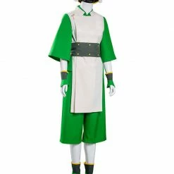 Auscosplay Anime Costume Avatar The Last Airbender Toph Bengfang Cosplay Costume 10 Auscosplay Anime Costume Avatar The Last Airbender Toph Bengfang Cosplay Costume