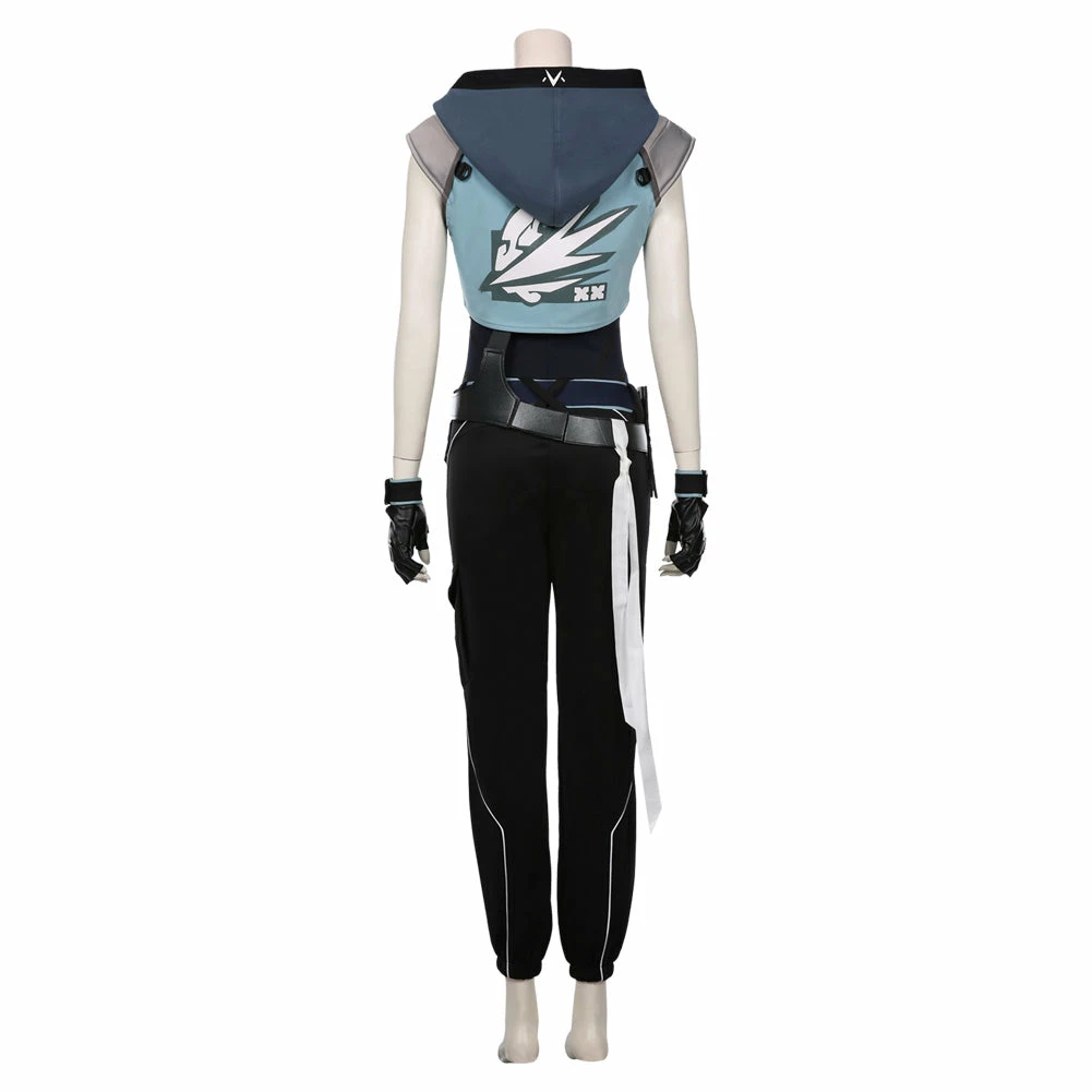 Auscosplay Valorant Jett Cosplay Costume 6 Auscosplay Valorant Jett Cosplay Costume