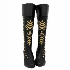 Outlet Auscosplay Store 52 Auscosplay Princess Anna Cosplay Shoes Boots Black Fancy Party Shoes