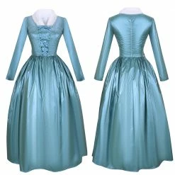 Auscosplay Elizabeth Schuyler Hamilton Dress Cosplay Costume