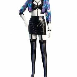 Auscosplay League Of Legends (LOL) Cosplay LOL KDA Agony‘s Embrace Evelynn Cosplay Costume
