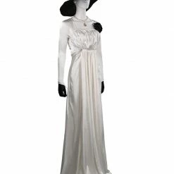 Auscosplay Resident Evil Alcina Dimitrescu Cosplay Costume Village Dress