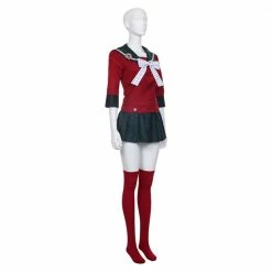 Auscosplay Danganronpa V3 School Uniform Maki Harukawa Cosplay Costume Anime Costume 11 Auscosplay Danganronpa V3 School Uniform Maki Harukawa Cosplay Costume Anime Costume
