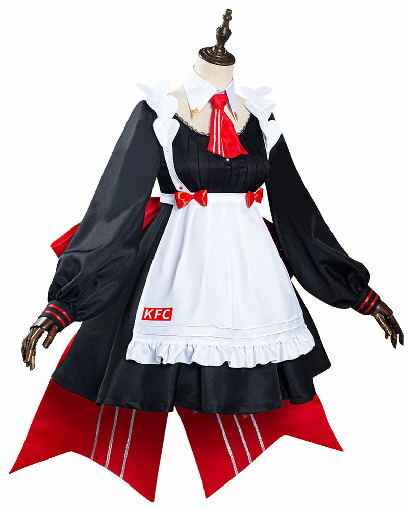 Auscosplay Genshin Impact X KFC Noelle Cosplay Costume Genshin Impact Cosplay 6 Auscosplay Genshin Impact X KFC Noelle Cosplay Costume Genshin Impact Cosplay