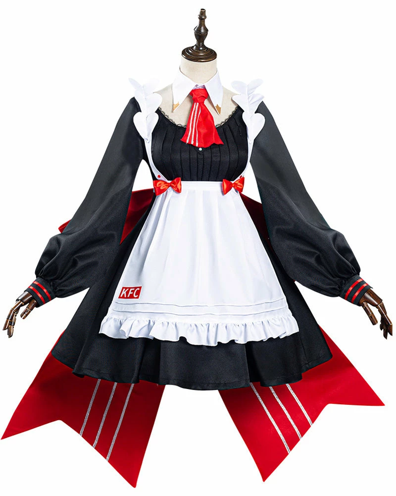 Auscosplay Genshin Impact X KFC Noelle Cosplay Costume Genshin Impact Cosplay 3 Auscosplay Genshin Impact X KFC Noelle Cosplay Costume Genshin Impact Cosplay