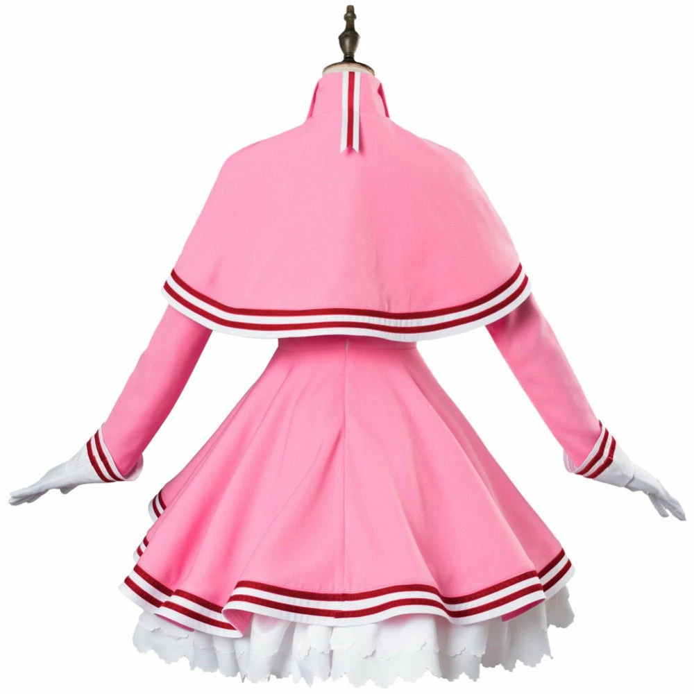 Auscosplay Girls Card Captor Sakura CLEAR CARD KINOMOTO SAKURA Cosplay Costume 6 Auscosplay Girls Card Captor Sakura CLEAR CARD KINOMOTO SAKURA Cosplay Costume