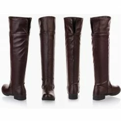 Auscosplay Attack On Titan Costumes Attack On Titan Cosplay Shoes Women Shingeki No Kyojin Long Boots Custom Made