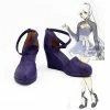 Auscosplay RWBY Weiss Schnee Cosplay Boots Anime Shoes For Women Girls
