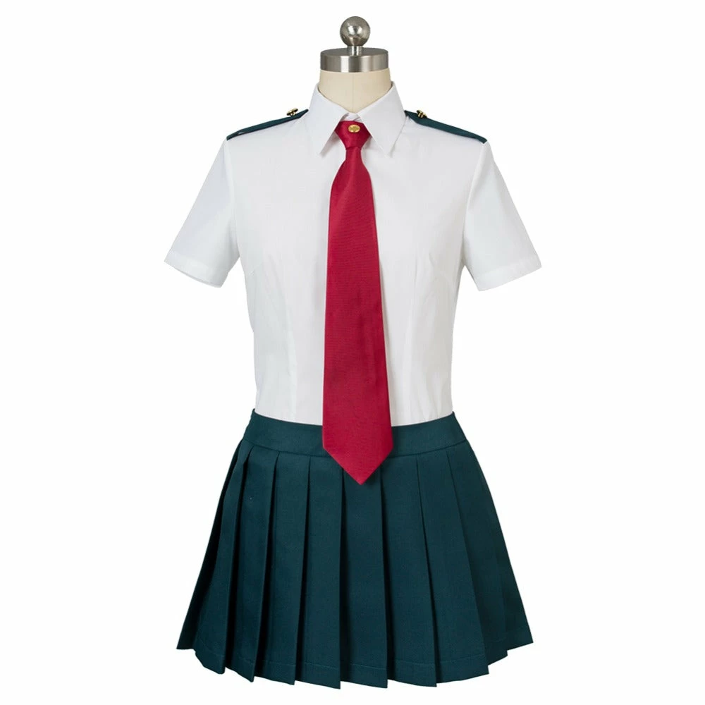Auscosplay My Hero Academia Costumes My Hero Academia Ochaco Uraraka Tsuyu Asui Cosplay Costume 4 Auscosplay My Hero Academia Costumes My Hero Academia Ochaco Uraraka Tsuyu Asui Cosplay Costume