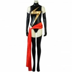Auscosplay Avengers Ms.Marvel Carol Danvers Cosplay Costume Movie Costume
