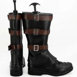 Auscosplay Captain America Cosplay Shoes Boots Custom Made