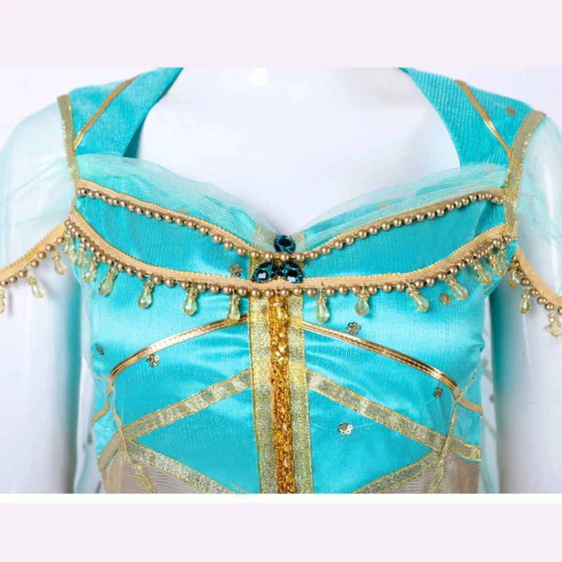 Auscosplay 2019 New Aladdin Jasmine Cosplay Costume 7 Auscosplay 2019 New Aladdin Jasmine Cosplay Costume