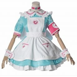 Auscosplay Cinderella Girls Riamu Yumemi Cosplay Costume Maid Dress Anime Costume