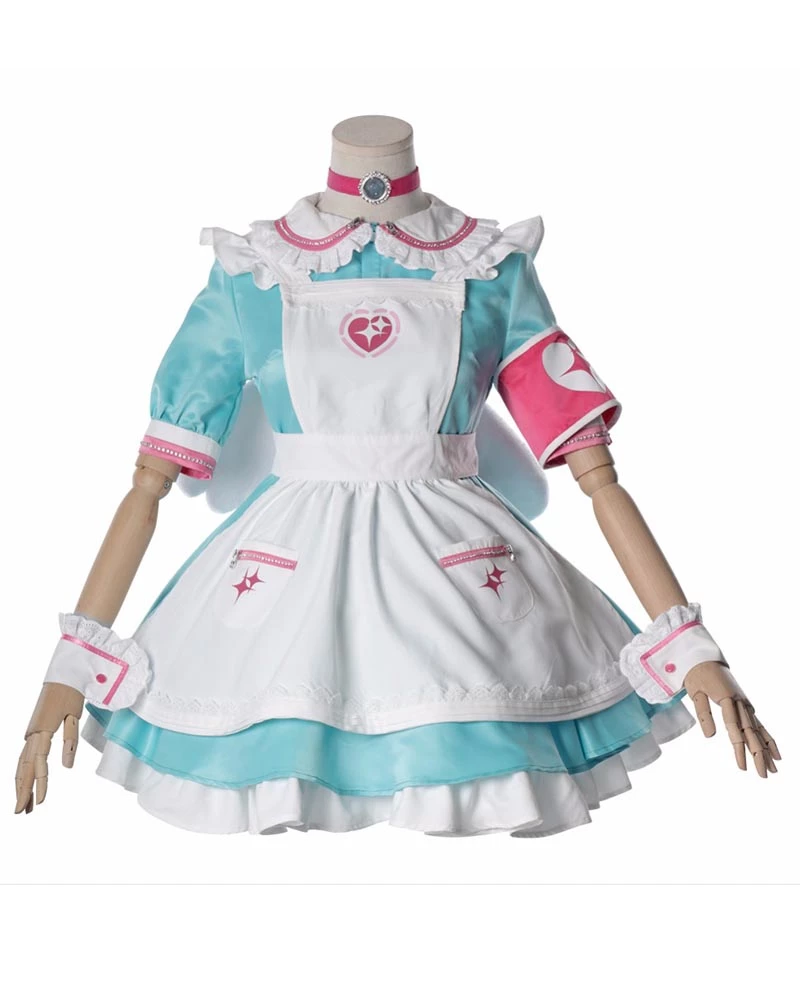 Auscosplay Cinderella Girls Riamu Yumemi Cosplay Costume Maid Dress Anime Costume 3 Auscosplay Cinderella Girls Riamu Yumemi Cosplay Costume Maid Dress Anime Costume