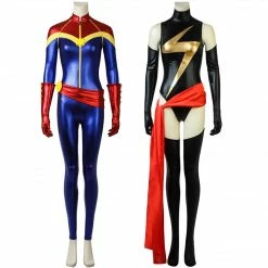 Auscosplay Avengers Ms.Marvel Carol Danvers Cosplay Costume Movie Costume