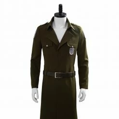 Auscosplay Attack On Titan 3 Trench Eren Jaeger Coat Cosplay Costume