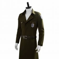Auscosplay Attack On Titan 3 Trench Eren Jaeger Coat Cosplay Costume