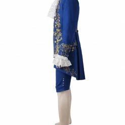 Auscosplay Prince & Princess Costume New Prince Beast Adam Cosplay Costume