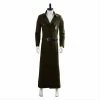 Auscosplay Attack On Titan 3 Trench Eren Jaeger Coat Cosplay Costume
