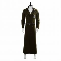 Auscosplay Attack On Titan 3 Trench Eren Jaeger Coat Cosplay Costume
