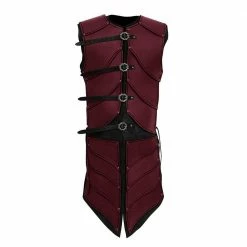 Auscosplay Mens Medieval Renaissance Vest Sleeveless Jacket 9 Auscosplay Mens Medieval Renaissance Vest Sleeveless Jacket