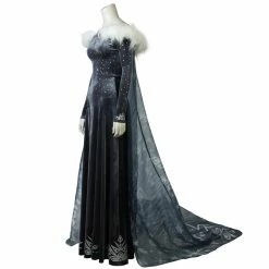 Auscosplay Olaf's Adventure Snow Queen Elsa Cosplay Costume Movie Costume