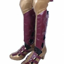 Auscosplay Wonder Woman Boots/Shoes Diana Prince 2017 Cosplay Customize Cosplay Shoes