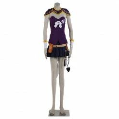 Auscosplay Fairy Tail Lucy Heartfilia Purple Cosplay Costume Anime Costume