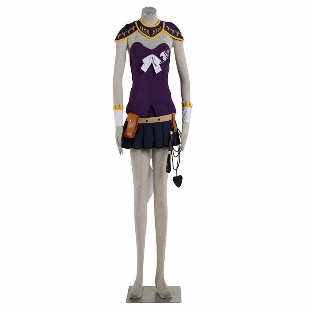 Auscosplay Fairy Tail Lucy Heartfilia Purple Cosplay Costume Anime Costume 4 Auscosplay Fairy Tail Lucy Heartfilia Purple Cosplay Costume Anime Costume