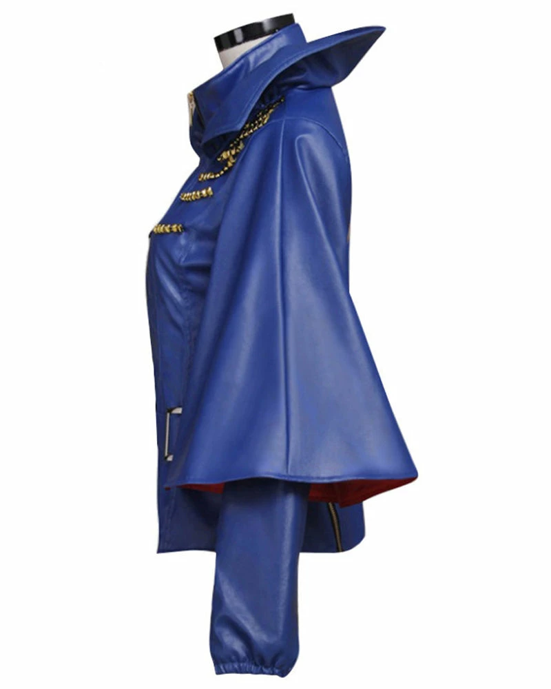 Auscosplay Evie Cosplay Costume Blue Jacket 5 Auscosplay Evie Cosplay Costume Blue Jacket