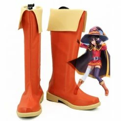 Auscosplay Anime Megumin Cosplay Shoes Boots Custom Made