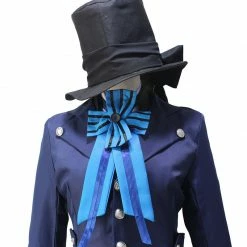 Auscosplay Anime Costume Black Butler Ciel Phantomhive Blue Uniform Cosplay Costume