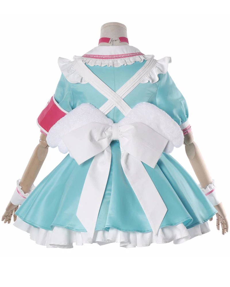 Auscosplay Cinderella Girls Riamu Yumemi Cosplay Costume Maid Dress Anime Costume 6 Auscosplay Cinderella Girls Riamu Yumemi Cosplay Costume Maid Dress Anime Costume