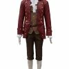 Auscosplay Prince & Princess Costume New Beauty And The Beast Gaston Cosplay Costume
