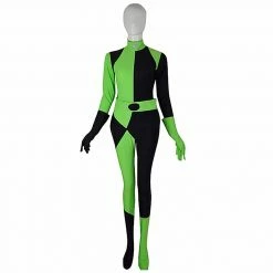 Auscosplay Anime Costume Shego Costume Kim Possible Cosplay Jumpsuits Halloween BodySuit Custom Made