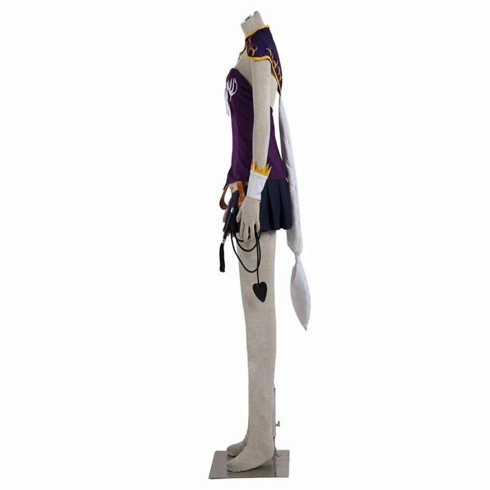 Auscosplay Fairy Tail Lucy Heartfilia Purple Cosplay Costume Anime Costume 5 Auscosplay Fairy Tail Lucy Heartfilia Purple Cosplay Costume Anime Costume