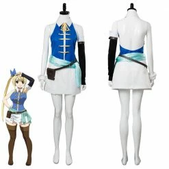 Auscosplay Fairy Tail Lucy Dress Cosplay Costume Anime Costume