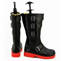 Auscosplay RWBY 4 Red Trailer Ruby Rose Cosplay Boots Shoes