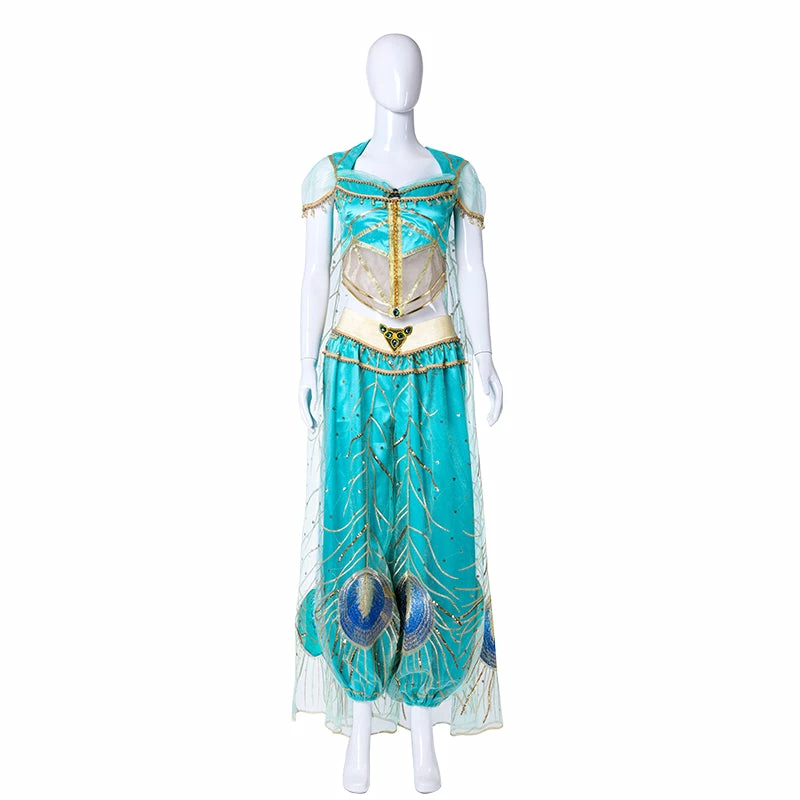 Auscosplay 2019 New Aladdin Jasmine Cosplay Costume 3 Auscosplay 2019 New Aladdin Jasmine Cosplay Costume